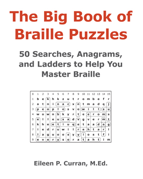 Book cover for the Big Book of Braille Puzzles