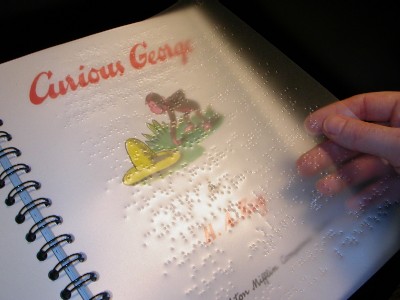 A print/braille children's book