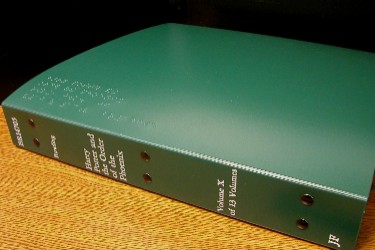 A braille volume of 'Harry Potter and the Order of the Phoenix' produced for the Library of Congress