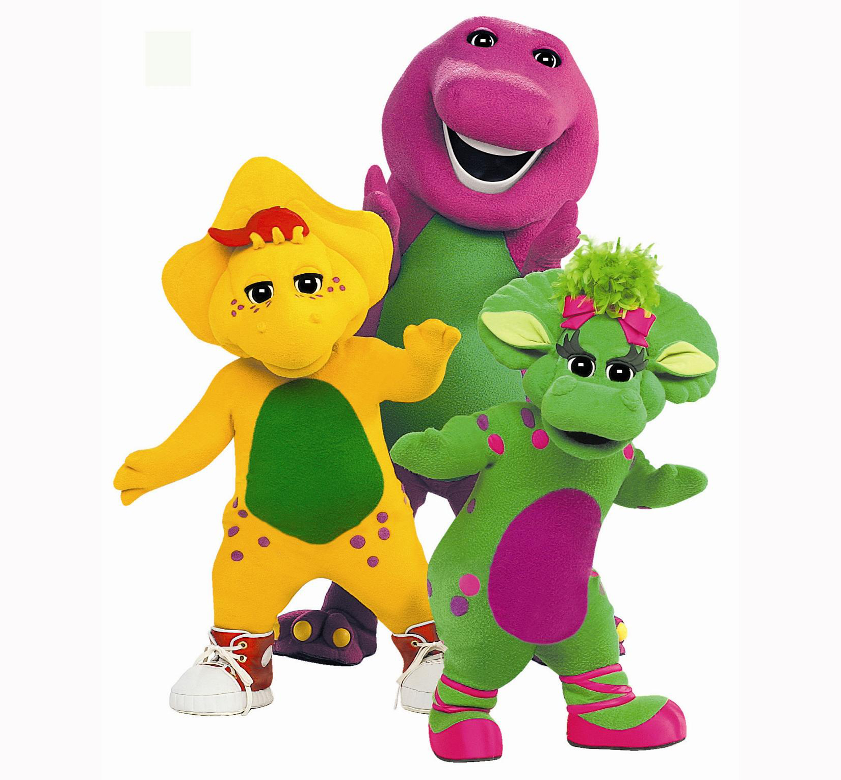 Photo of Barney and friends.