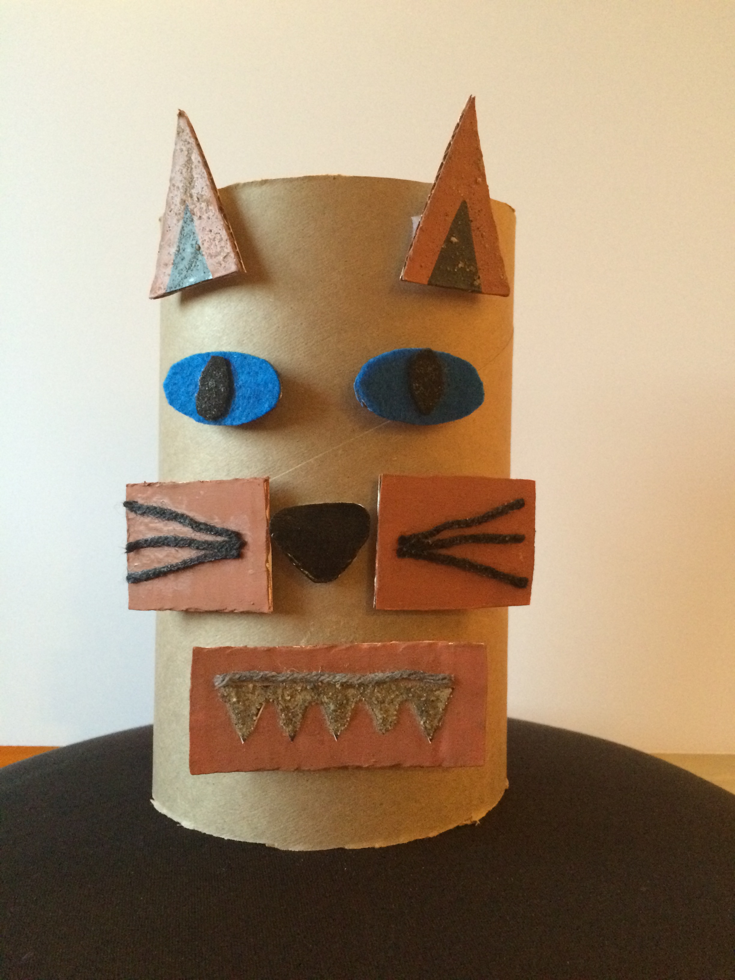 completed fox mask