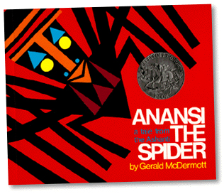Book cover for Anansi the Spider