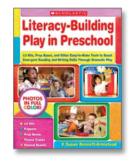 Book cover for Literacy-building play in preschool