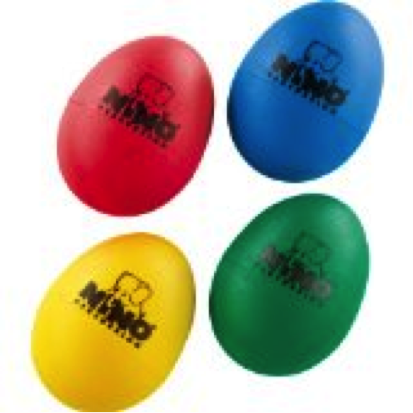 Picture of 4 colorful shaker eggs