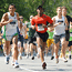 Racers runing the Vision 5k.