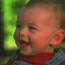 Image of baby laughing.