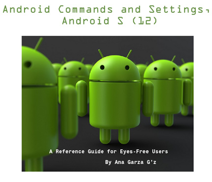 Picture of Android Commands and Settings, Android S (12)