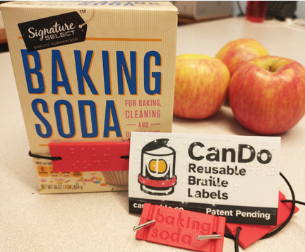 Picture of CanDo Braille Labels: Baking Box Labels