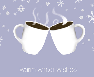 Warm Winter Wishes Print/Braille Holiday Cards