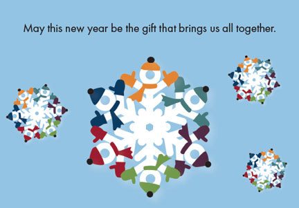 Together Print/Braille Holiday Cards