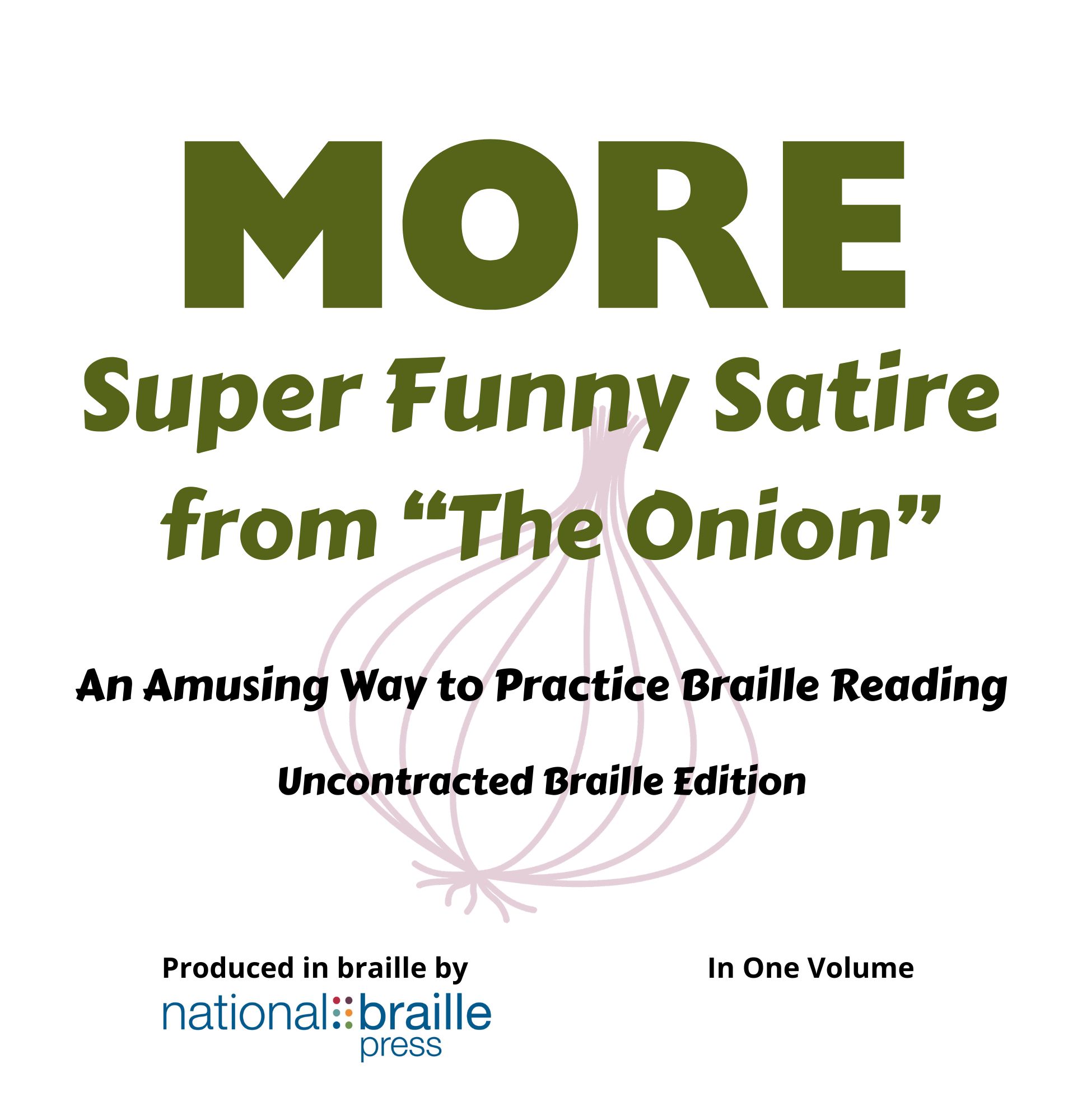 book cover for More super funny satire... 