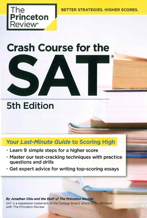 book cover for Crash Course for the SAT, 5th Ed.