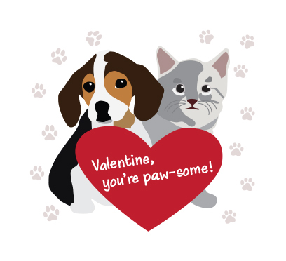 Picture of Valentines 2022 (Paw-some) 32 Count