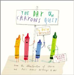 Activity page for The Day the Crayons Quit Book