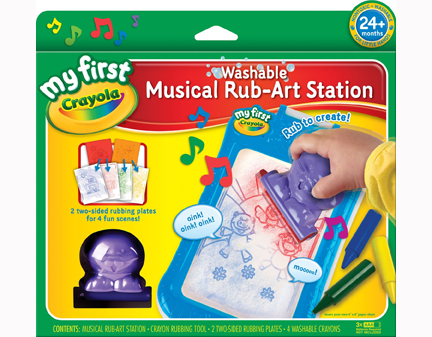 Photo of the Musical Rub Art Station set.