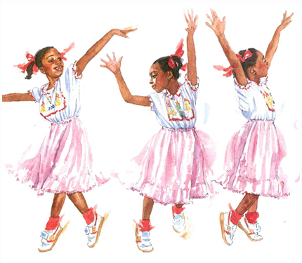 Image from the book of Grace dancing
