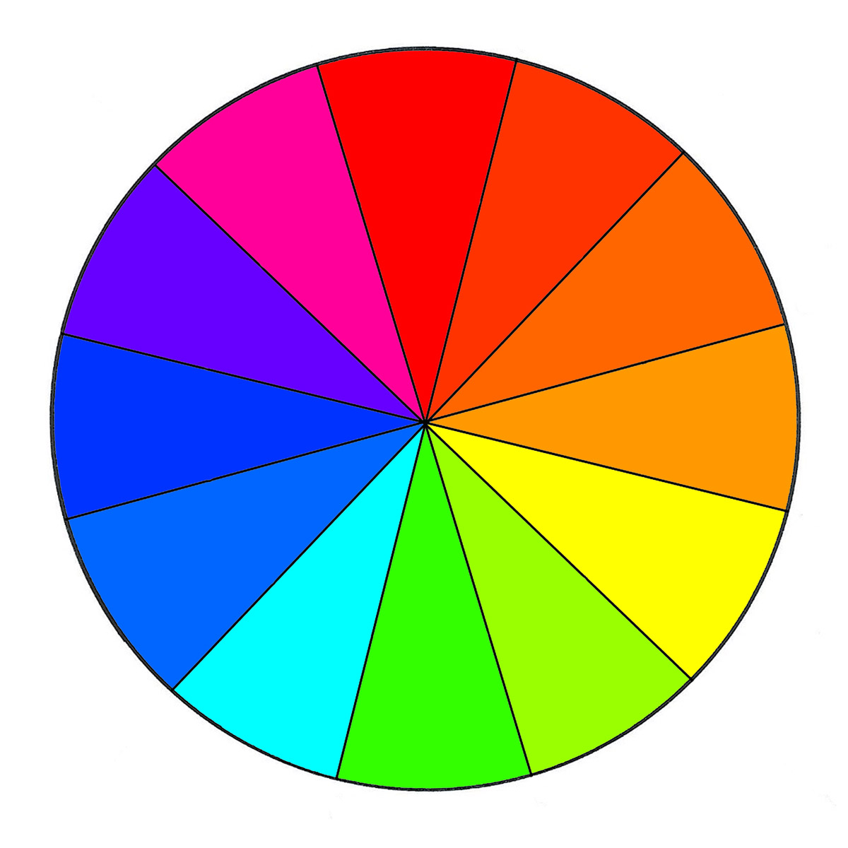 a color wheel