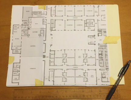 tactile map photo, illustrates step 4